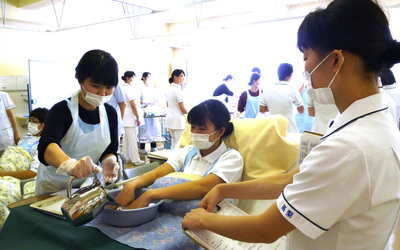 比企准看護学校の実習